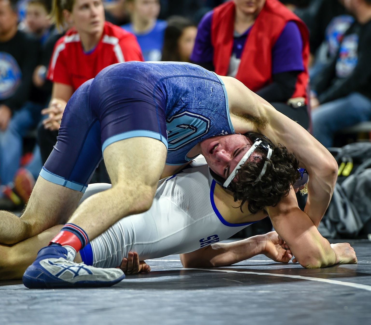 Day two of the wrestling tournament